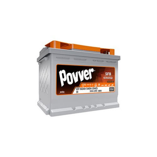 Povver 12V 60 Ah (Amper) Akü