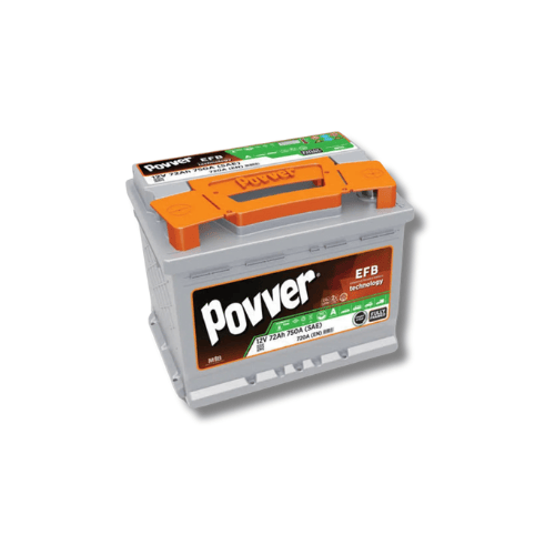 Povver 12V 63 Ah (Amper) EFB Akü